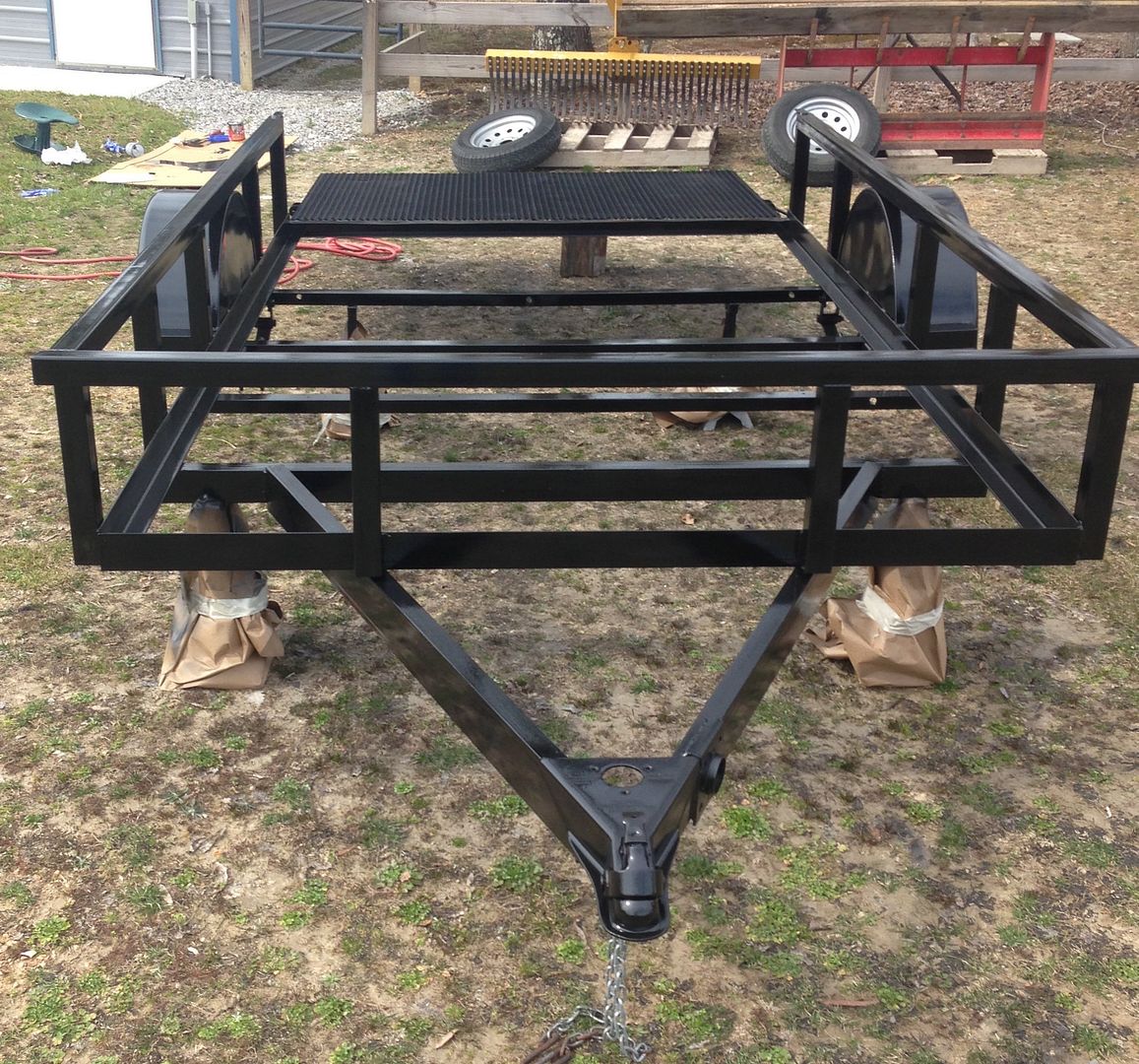 Spray painting a utility trailer, have a question or two for anybody